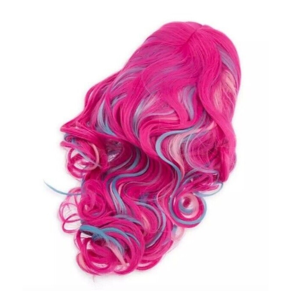 New Disney Store Descendants 3 Audrey Pink Wig Hair Costume Child Girl - Picture 2 of 2